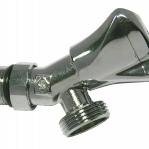 Robinet d'arrêt orientable auto-étanche à clapet, mâle / mâle 15 x 21 mm 20 x 27