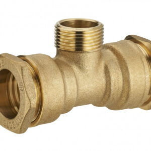 TE M1 à compression laiton D.32 pour tube en polyéthylène