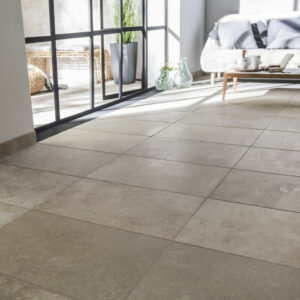 Travertin sol et mur intenso effet pierre beige foncé Travertin l.40.6 x L.61 cm