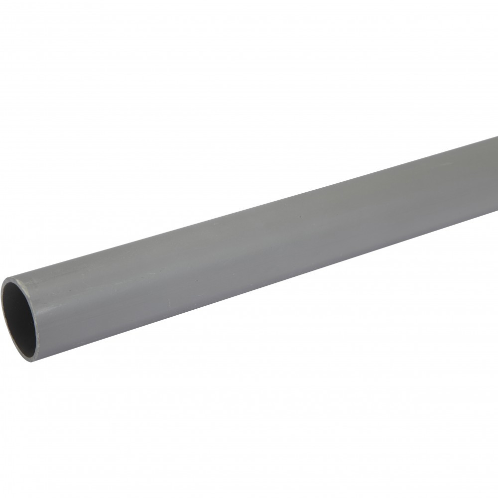 Tube d'évacuation PVC, Diam.32 mm, L.1 m