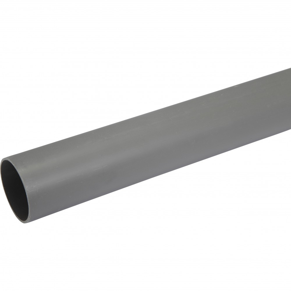 Tube d'évacuation PVC, Diam.50 mm, L.1 m