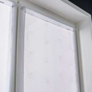 Vitrage tamisant, Kita blanc l.90 x H.210 cm