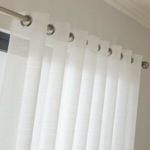 Voilage tamisant, Lola blanc l.300 x H.240 cm