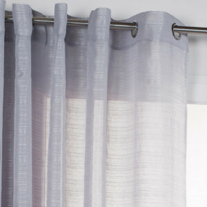 Voilage tamisant, Lola gris l.300 x H.240 cm