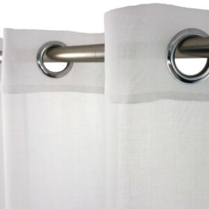 Voilage tamisant, Niagara blanc-blanc n°1 l.140 x H.260 cm