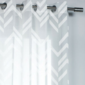 Voilage transparent, Tequila blanc l.140 x H.240 cm