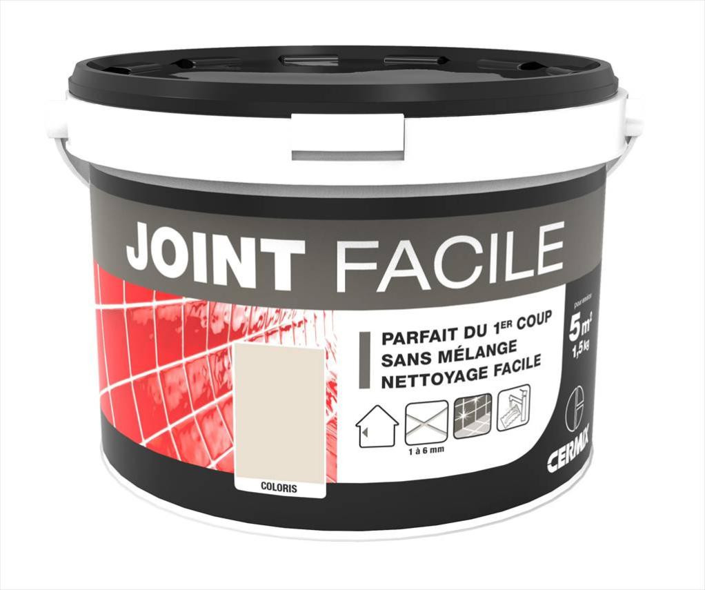 Joint pâte tout type de carrelage et mosaïque, ivoire, 5m²