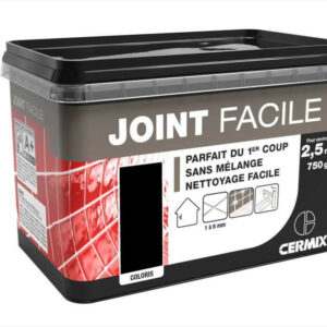 Joint pâte tout type de carrelage et mosaïque, noir, 2.5M²