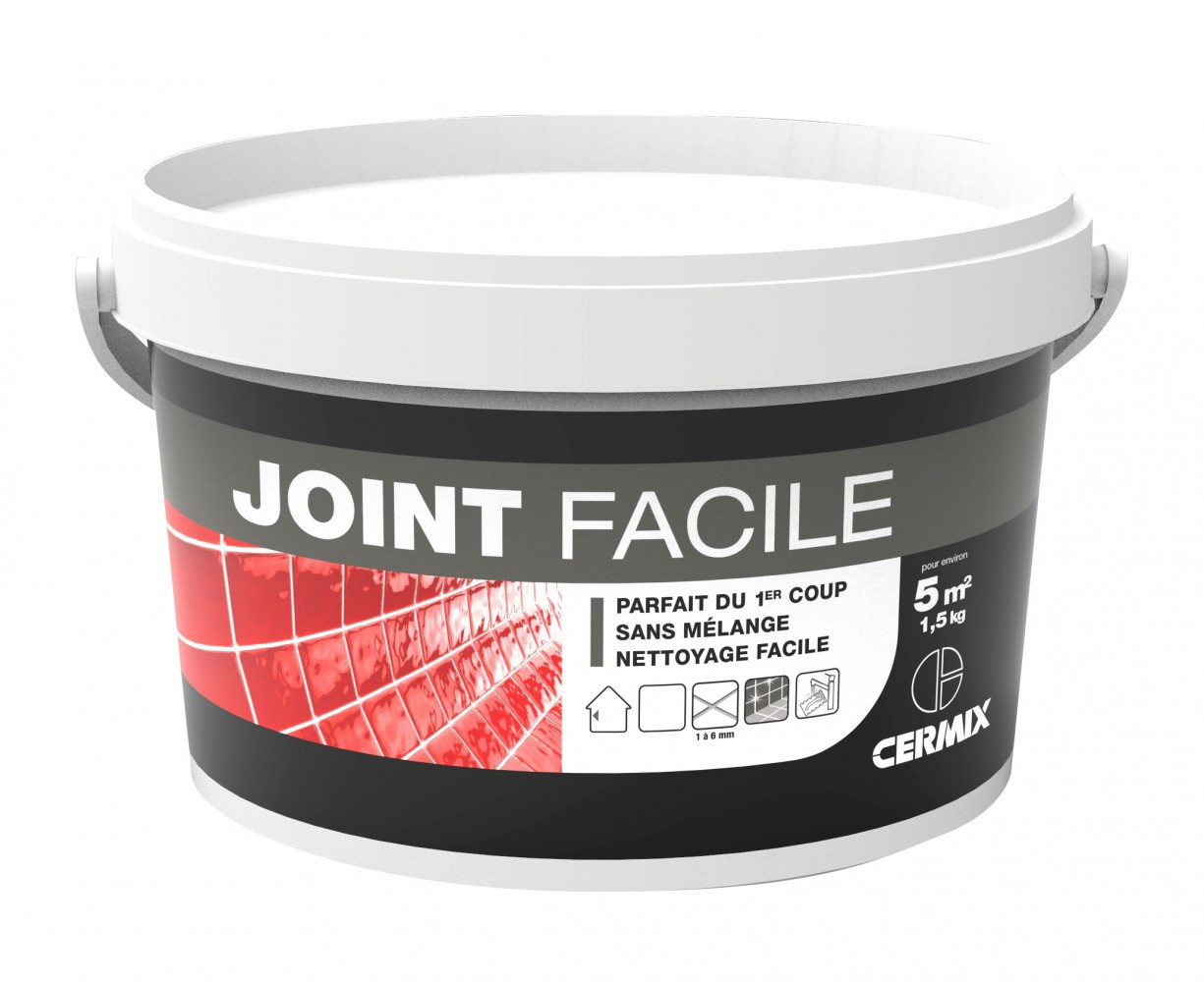 Joint pâte tout type de carrelage et mosaïque, noir, 5m²