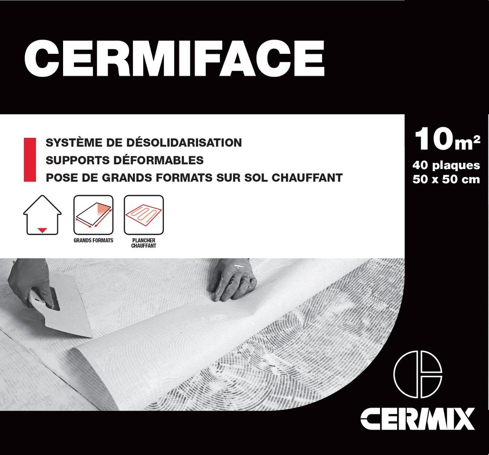 Système de désolidarisation DESVRES, 10 m²