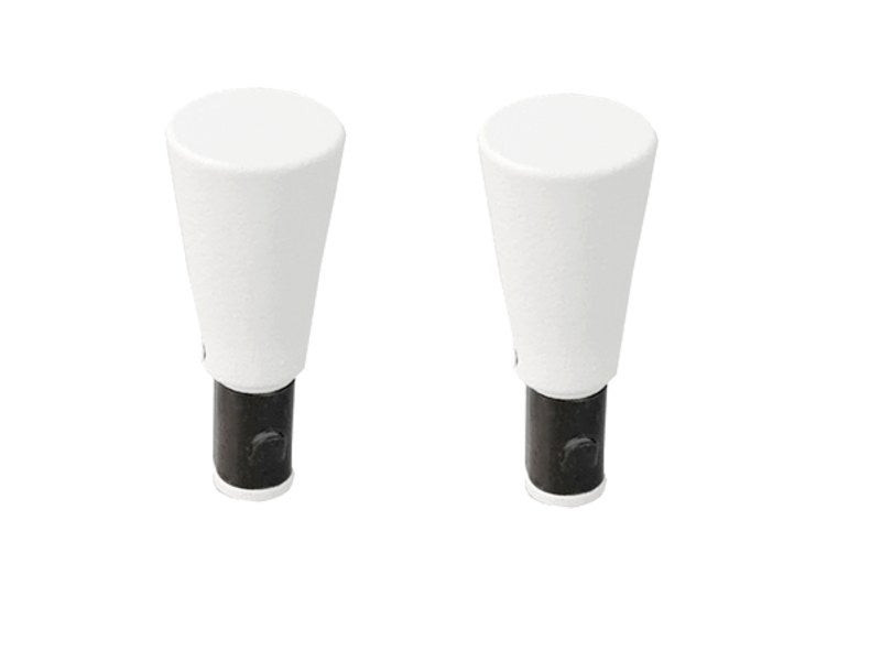 2 embouts pour barre de vitrage, Diam.10 mm, blanc Cosy, CESSOT