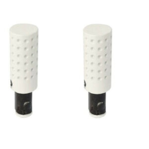 2 embouts pour barre de vitrage, Diam.10 mm, blanc Design, CESSOT