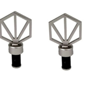 2 embouts pour barre de vitrage, Diam.10 mm, gris Design, CESSOT