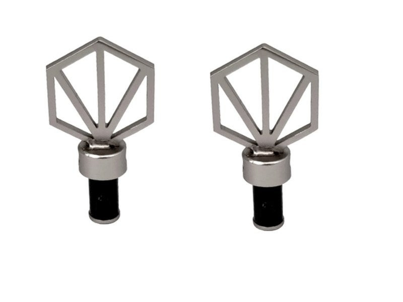 2 embouts pour barre de vitrage, Diam.10 mm, gris Design, CESSOT