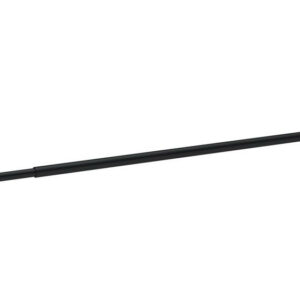 Kit de barre de vitrage sans perçage noir Curve, L.70 - 120 cm, diam.10 mm, CESS