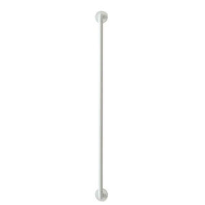 Tringle a rideau Curve Diam.10 mm Blanc mat 40 a 70 cm