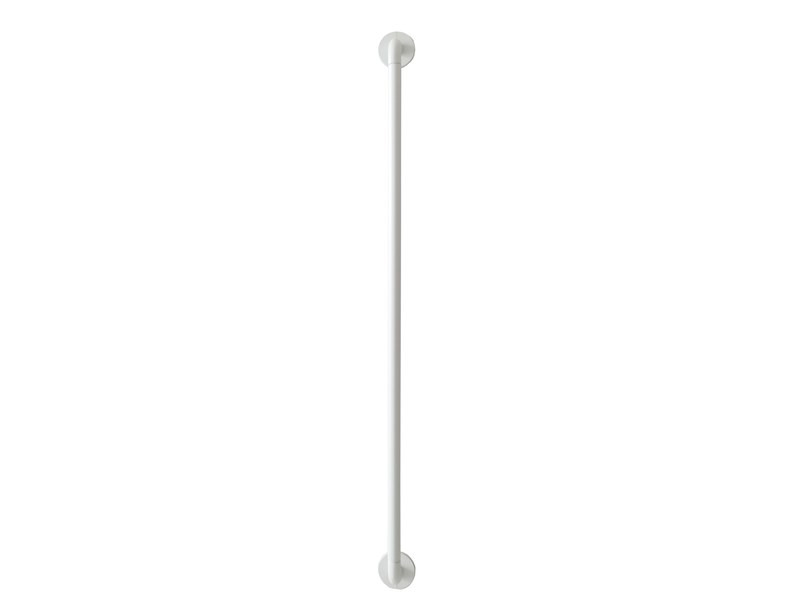 Tringle a rideau Curve Diam.10 mm Blanc mat 70 a 120 cm