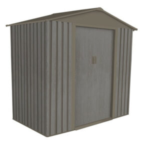 Abri jardin métal - Aspect BOIS VIEILLI 64 - 2,43 M²- GRIS