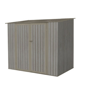 Abri jardin métal - Aspect BOIS VIEILLI 75 - 3,17 M²- GRIS