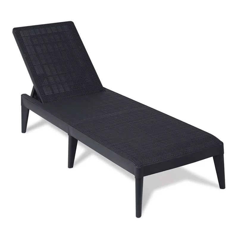 Bain de soleil réglable en résine effet jute