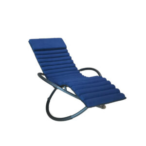 Bain de soleil Swing Luxe Monaco en aluminium - Bleu