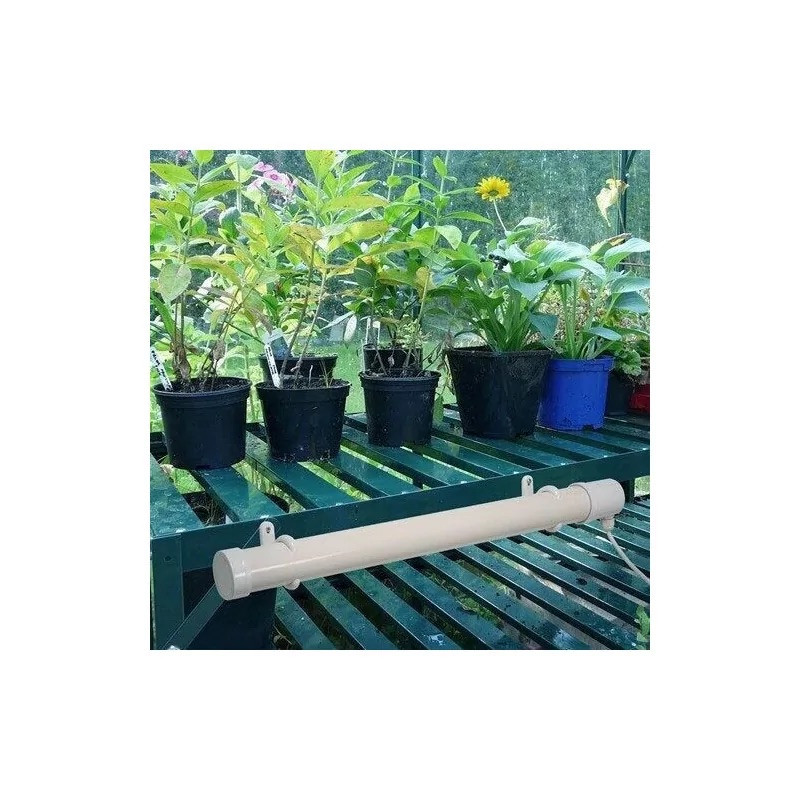Chauffage électrique 120W pour serre et abri - avec régulation thermique