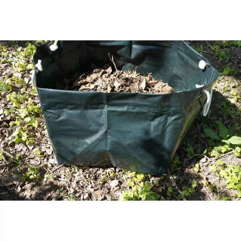 Sac à déchets de jardin TITANIUM - 47 x 47 x 45 cm - polyéthylène résistant