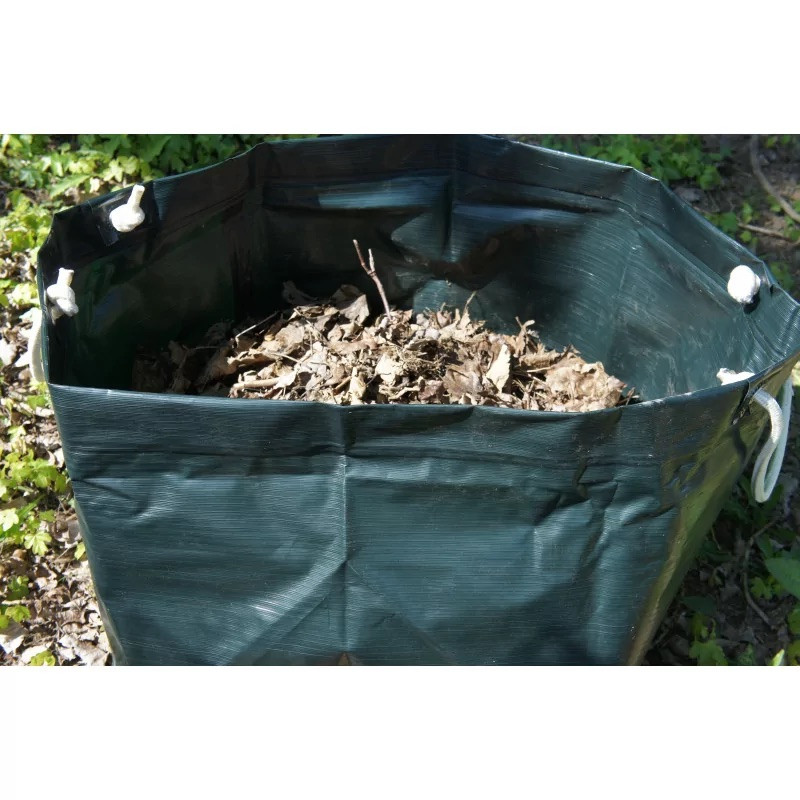 Sac à déchets de jardin TITANIUM - 56 x 65 x 65 cm - polyéthylène résistant
