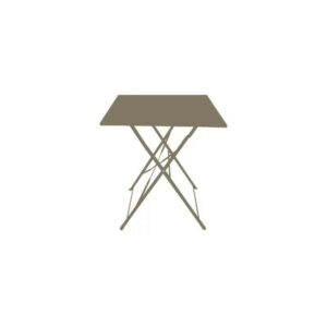 Table carrée pliante en acier 60 x 60 cm