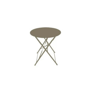 Table ronde pliante en acier Ø60 cm