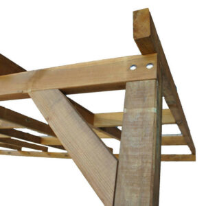 TOIT TERRASSE BOIS 3X2 SANS TOIT