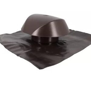 Chapeau de ventilation D160 terracotta avec collerette d'étanchéité NICOLL VVE16T