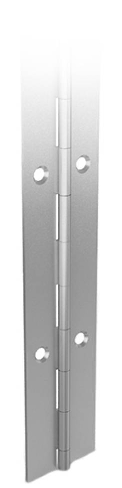 Charnière à noeud roulé 2000 x 60 x 20 / 10 mm alut brut PINET 4113523