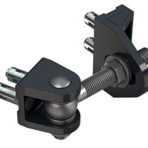 Charnière à visser Bolton HD4D 16 mm Quick-Fix noir 9005 LOCINOX P00013389-9005