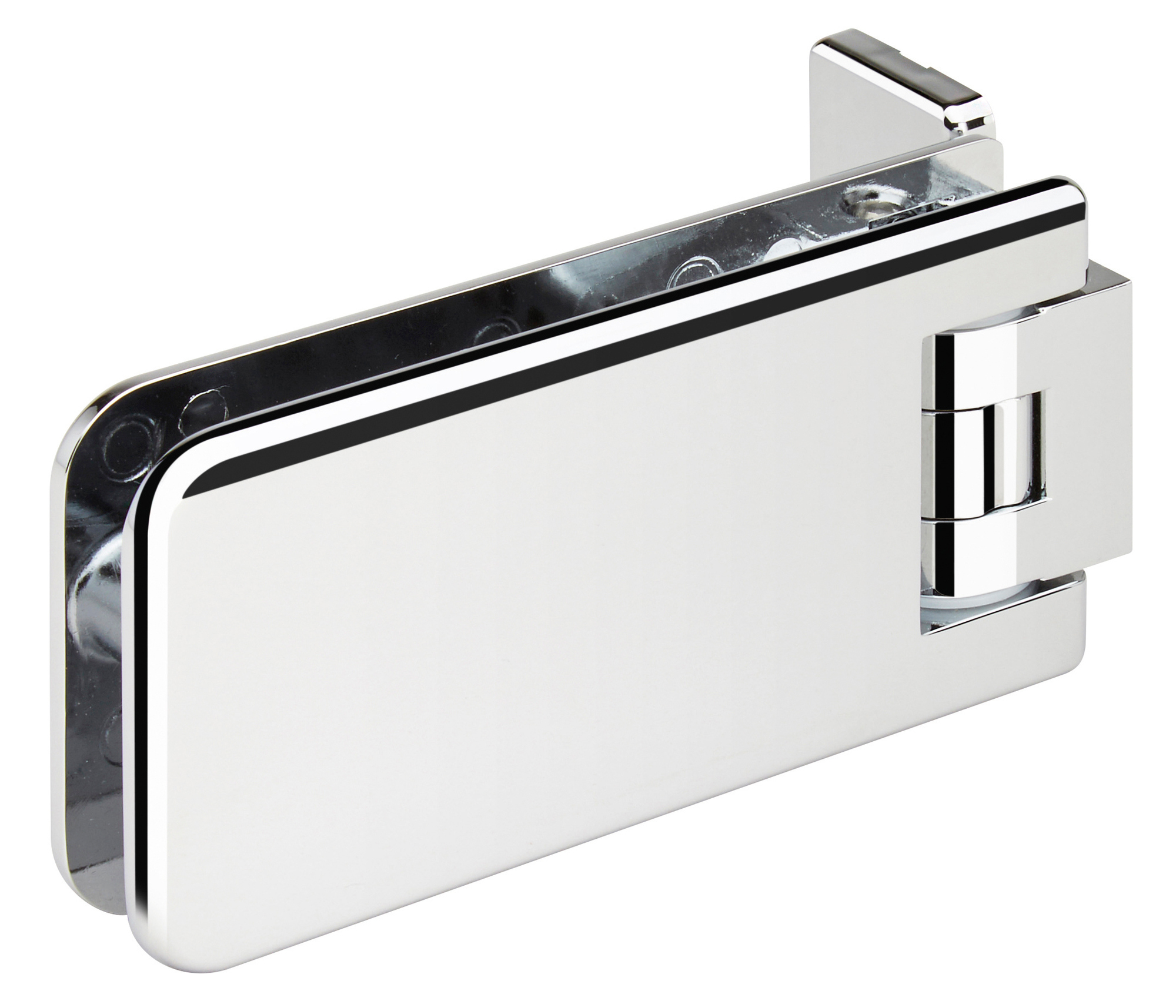 Charnière simple blocage à 90° épaisseur 8 mm chromé brillant STREMLER 3260.30.0RCV