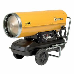 Chauffage air pulsé mobile à combustion directe SOVELOR B230 65Kw 800W 230V/50Hz