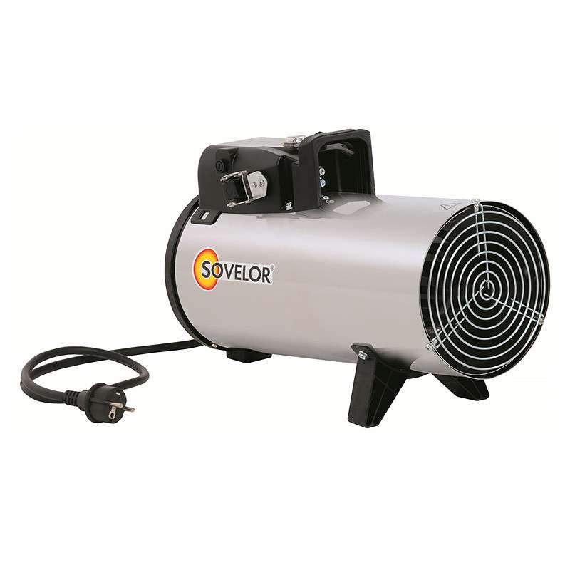 Chauffage mobile électrique inox 3000W SOVELOR D3I monophasé