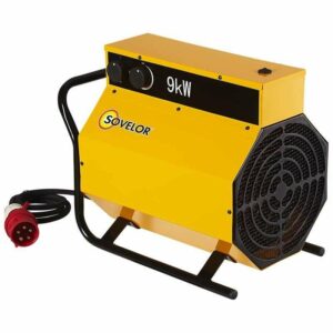 Chauffage mobile électrique SOVELOR C9 9000W triphasé