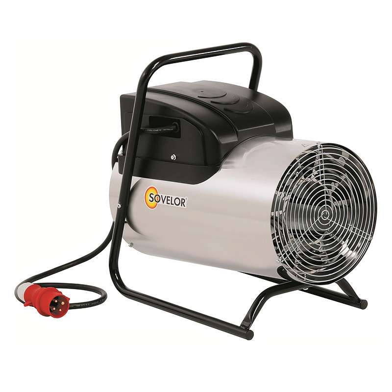 Chauffage mobile électrique triphasé 10 000W - SOVELOR - D10I triphasé