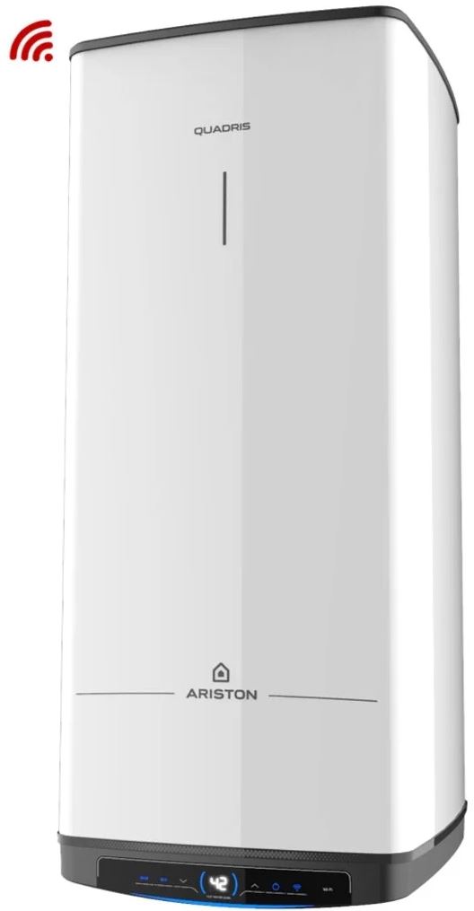 Chauffe-eau électrique 2400 W QUADRIS 100 l stéatite blanc ARISTON 3060882
