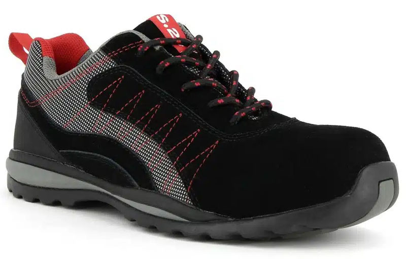 Chaussure de sécurité basse S1P HRO HI CI SRA MOUVEMENT noir/gris P43 S24 ZEPHIR-43