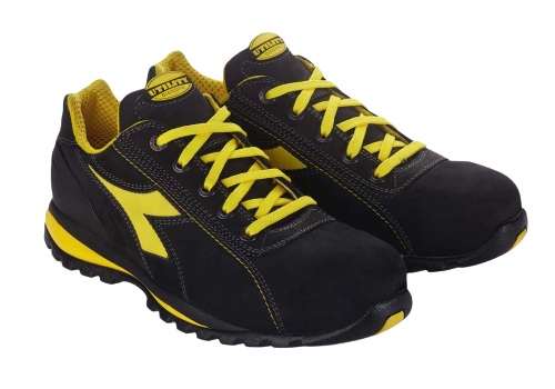 Chaussures de sécurité basses GLOVE II LOW S3 SRA HRO noir/jaune P45 DIADORA SPA 701.170235