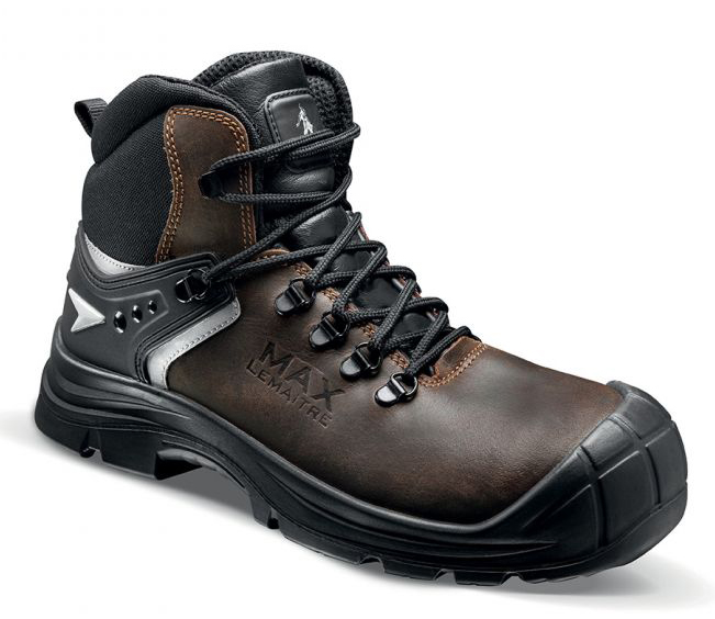 Chaussures de sécurité haute en cuir MAX UK S3 SRC marron 2.0 P41 LEMAITRE SECURITE MAUBS30BN41