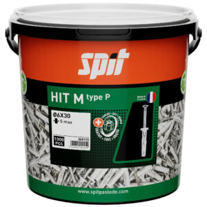 Cheville à frapper HIT-MP 6 x 30 seau de 1000 SPIT 060125