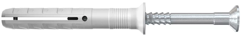 Cheville à frapper N 10 x 135/85 S à collerette fraisée et clou en acier électro-zingué Fischer - 50347