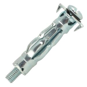 Cheville corps creux acier zingué SPYDER avec vis tête ronde M4X40 (9-15) boîte de 100 SCELL-IT 4M-MT