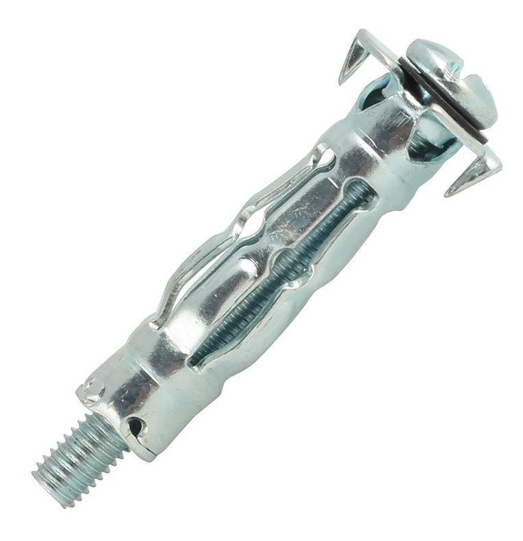 Cheville corps creux acier zingué SPYDER avec vis tête ronde M4X46 (15-20) boîte de 100 SCELL-IT 4SL-MT