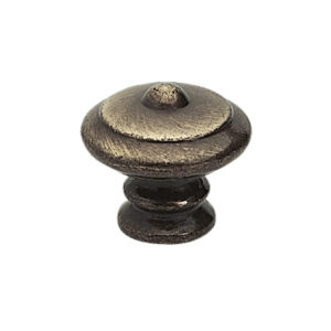 Bouton de meuble Rustique vieil or zamak H.30 x l.30 x P.27 mm