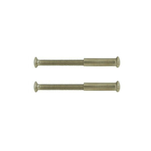 Lot De 2 Vis Acier Nickelé, L.4.5 X L.0.7