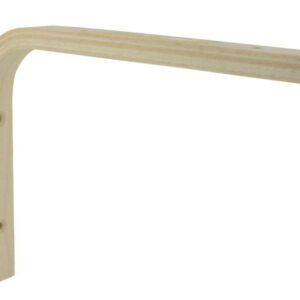 Equerre Multiplis Bois Brut Naturel, H.15 X P.20 Cm